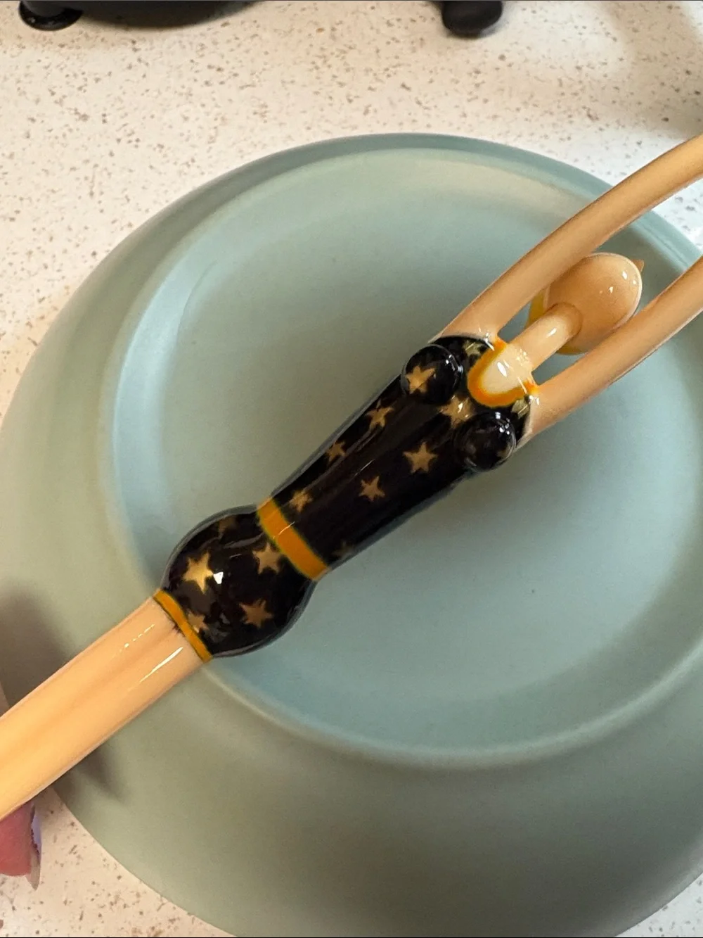 Pylones of Paris - swimmers -Handled Salad Serving set